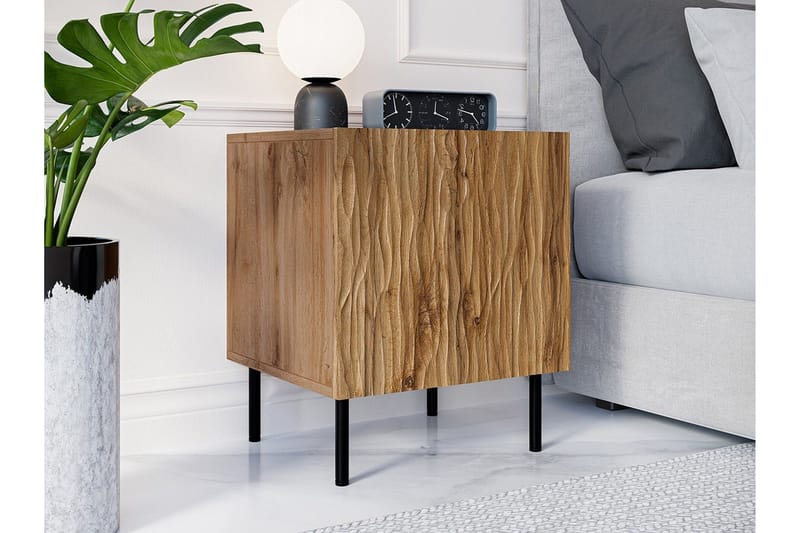 Strontian Sängbord 44 cm Scandinavian Choice Black - Møbler - Bord - Avlastningsbord - Sengebord & nattbord