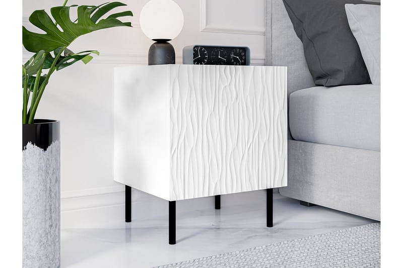 Strontian Sängbord 44 cm Scandinavian Choice White - Møbler - Bord - Avlastningsbord - Sengebord & nattbord