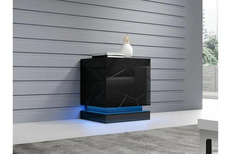 Strontian Sängbord 46 cm Scandinavian Choice Black - Møbler - Bord - Avlastningsbord - Sengebord & nattbord