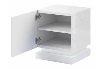 Strontian Sängbord 46 cm Scandinavian Choice White - Møbler - Bord - Avlastningsbord - Sengebord & nattbord