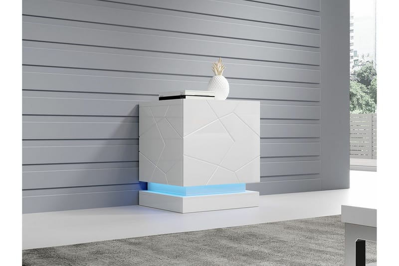 Strontian Sängbord 46 cm Scandinavian Choice White - Møbler - Bord - Avlastningsbord - Sengebord & nattbord