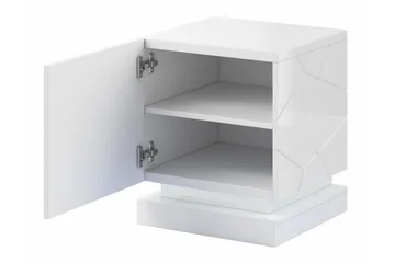 Strontian Sängbord 46 cm Scandinavian Choice White - Møbler - Bord - Avlastningsbord - Sengebord & nattbord