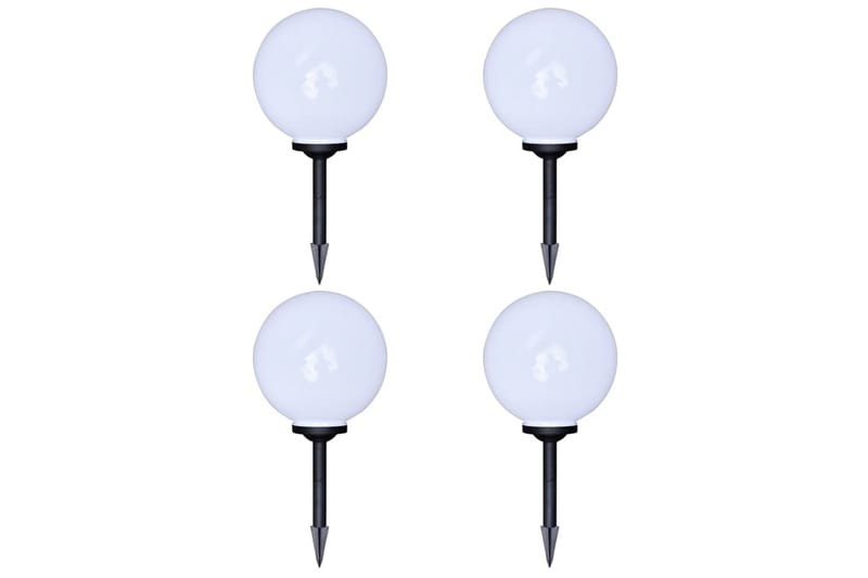 Utendørs LED-lamper for hagesti 4 stk 30 cm med jordpinne - Møbler - Bord - Avlastningsbord - Sengebord & nattbord