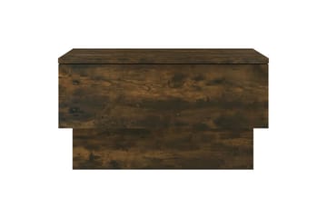 Veggmontert nattbord røkt eik konstruert tre - Brun - Møbler - Bord - Avlastningsbord - Sengebord & nattbord