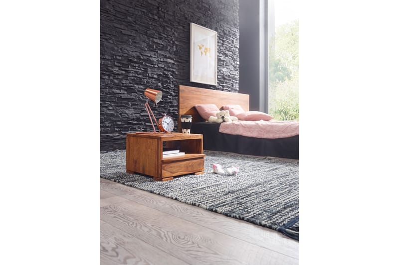 Werdebaugh Nattbord 40 cm - Brun - Møbler - Bord - Avlastningsbord - Sengebord & nattbord