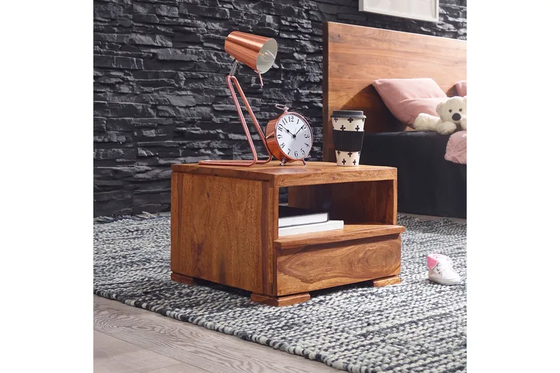 Werdebaugh Nattbord 40 cm - Brun - Møbler - Bord - Avlastningsbord - Sengebord & nattbord