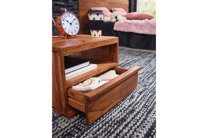 Werdebaugh Nattbord 40 cm - Brun - Møbler - Bord - Avlastningsbord - Sengebord & nattbord