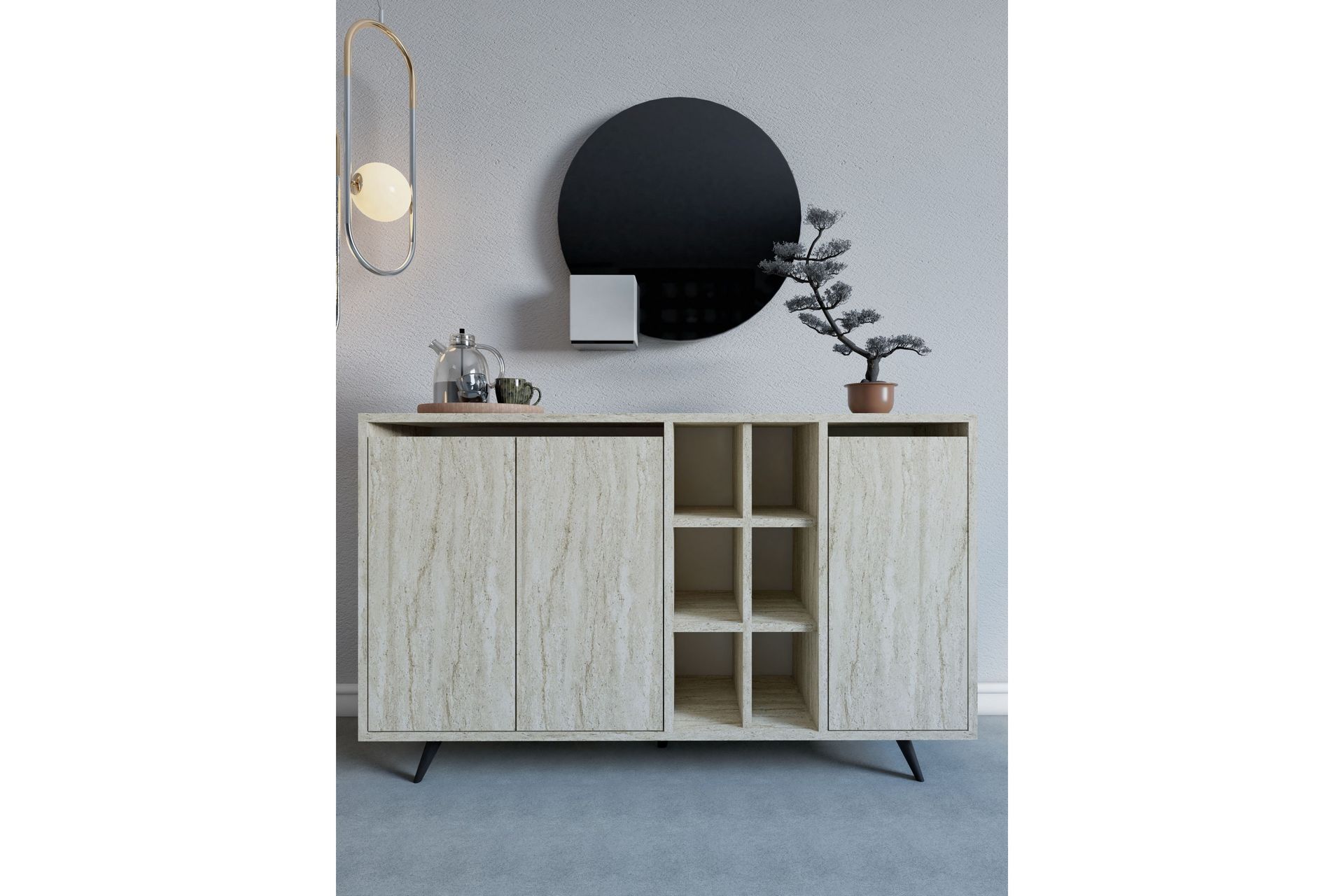 Seria Konsollbord 140 cm - Beige - Møbler - Bord - Avlastningsbord - Gangbord