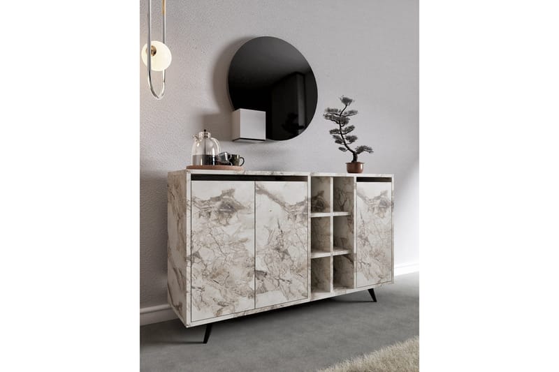 Seria Konsollbord 140 cm - Hvit Marmor - Møbler - Bord - Avlastningsbord - Gangbord