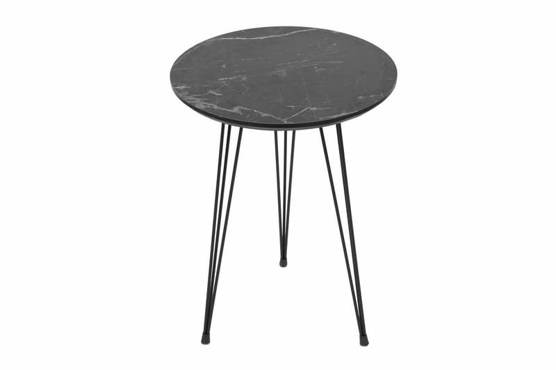 Apisa Settbord 45 cm - Grå / Svart - Møbler - Bord - Avlastningsbord - Settbord