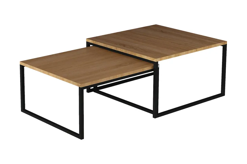 Arriondas Settbord 69 cm 2 Bord, Brun