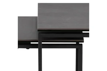 Cynthia Settbord - Sort - Møbler - Bord - Avlastningsbord - Settbord