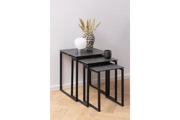 Cynthia Settbord - Sort - Møbler - Bord - Avlastningsbord - Settbord