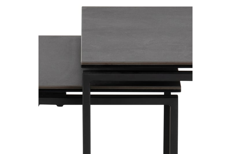 Cynthia Settbord - Sort - Møbler - Bord - Avlastningsbord - Settbord