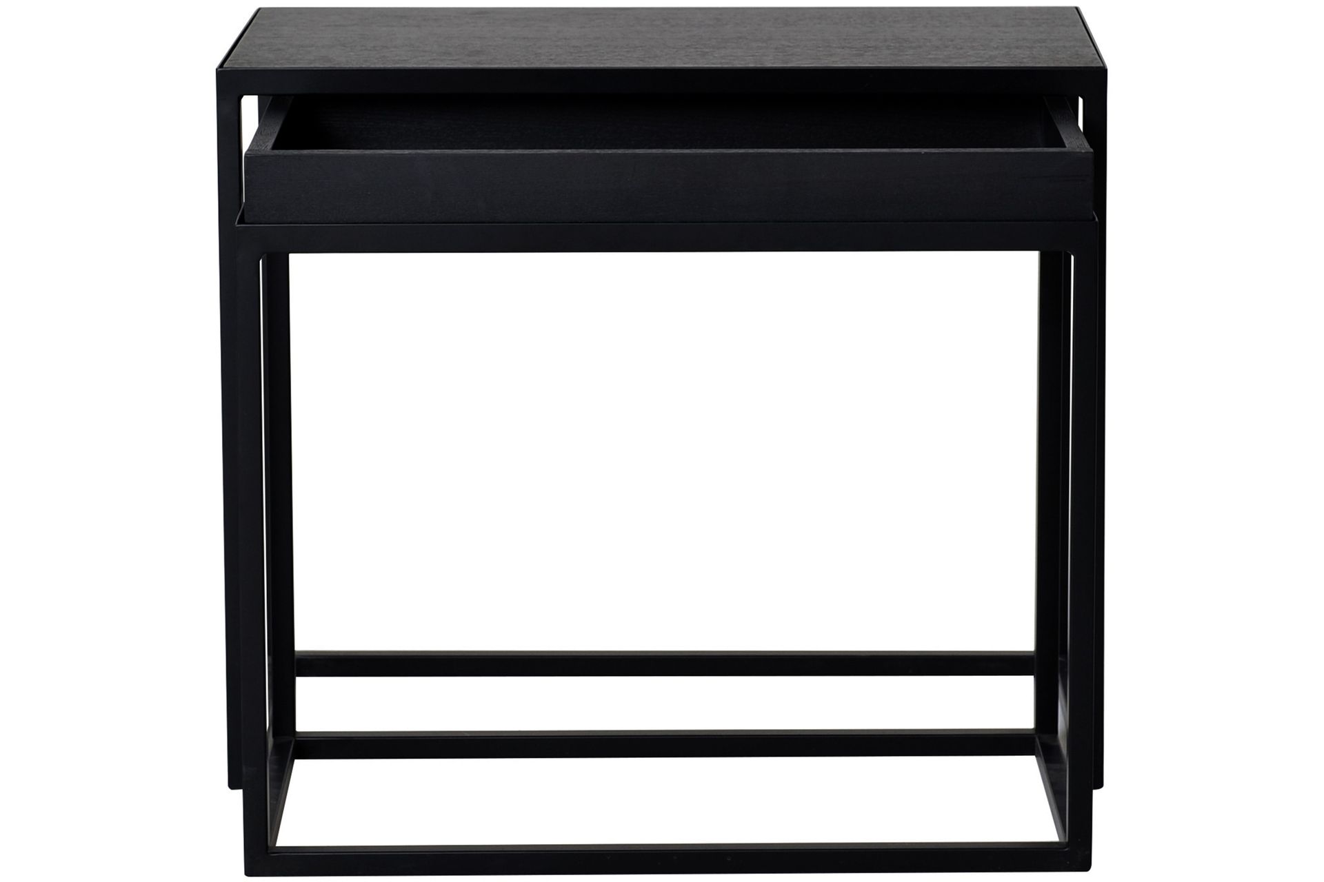 Kapelvej Settbord 60 cm 2 Bord - Svart - Møbler - Bord - Avlastningsbord - Settbord