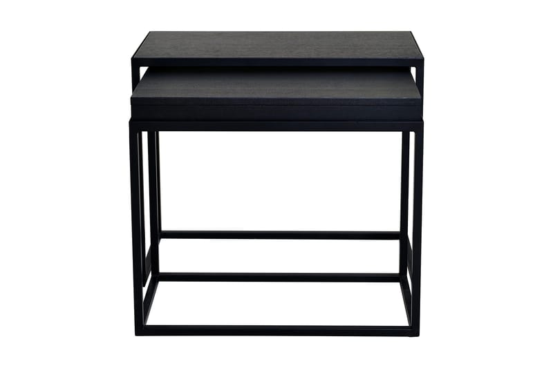 Kapelvej Settbord 60 cm 2 Bord, Svart