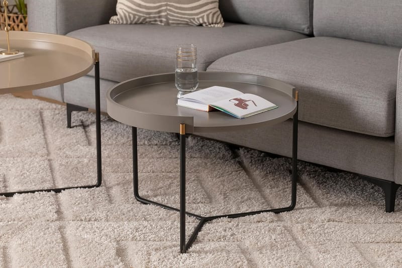 Manisha Settbord - Beige - Møbler - Bord - Avlastningsbord - Settbord