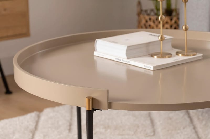 Manisha Settbord - Beige - Møbler - Bord - Avlastningsbord - Settbord