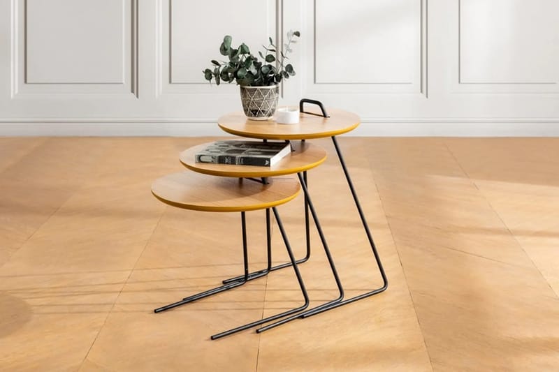 Metis Settbord - Naturell - Møbler - Bord - Avlastningsbord - Settbord