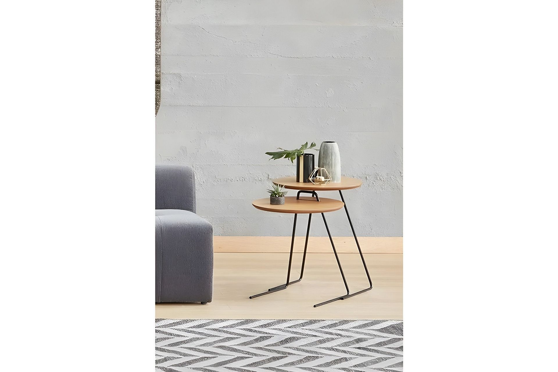 Metis Settbord - Naturell - Møbler - Bord - Avlastningsbord - Settbord
