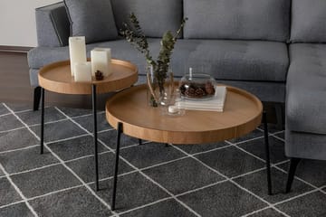 Rachida Settbord - Naturell - Møbler - Bord - Avlastningsbord - Settbord