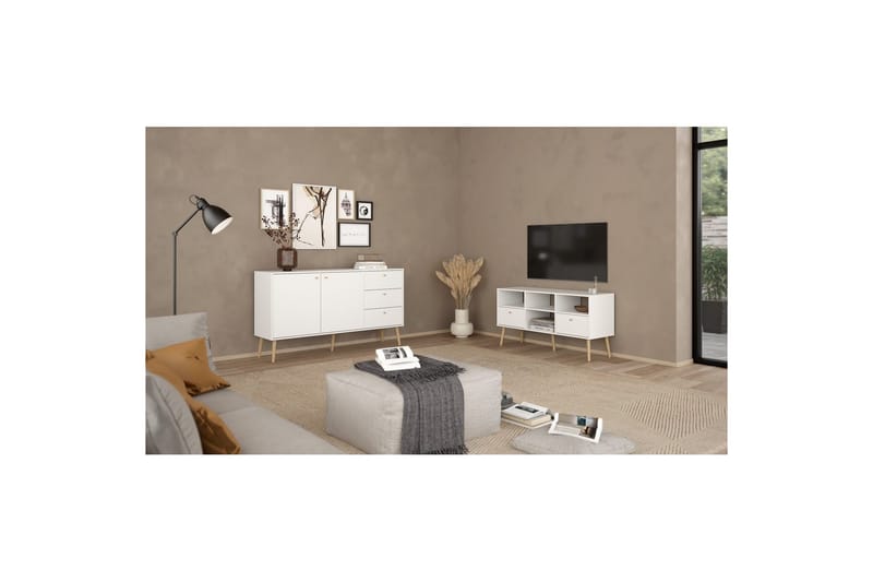 Shinta Konsollbord 147 cm - Hvit - Møbler - Bord - Avlastningsbord - Gangbord