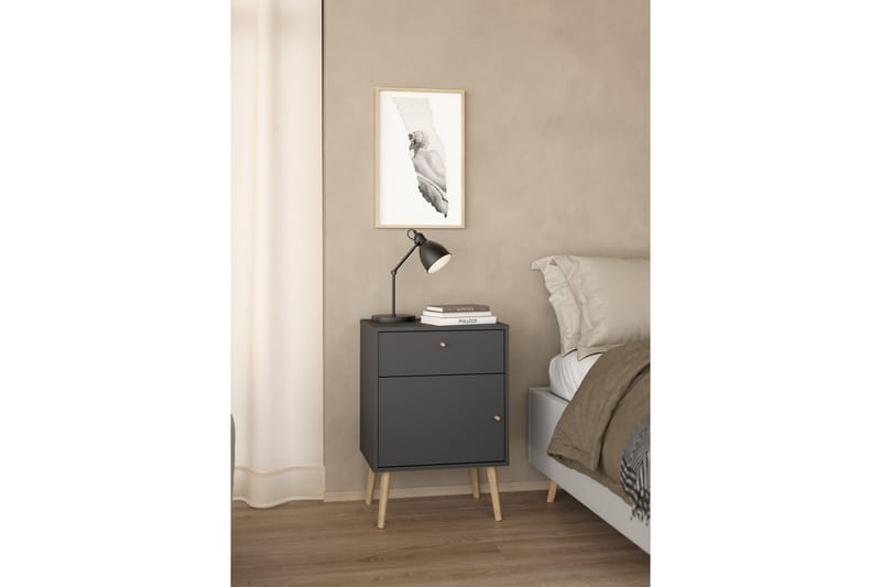 Shinta Nattbord 50 cm - Grå - Møbler - Bord - Avlastningsbord - Sengebord & nattbord