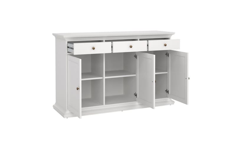 Shoiba Sidebord 144 cm - Hvit - Møbler - Bord - Avlastningsbord - Lampebord & sidebord