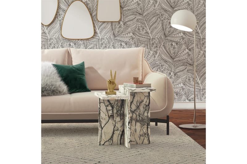 Side-/endebord Brielle Onyx Marmor - Onyx Marmor - Møbler - Bord - Avlastningsbord - Lampebord & sidebord