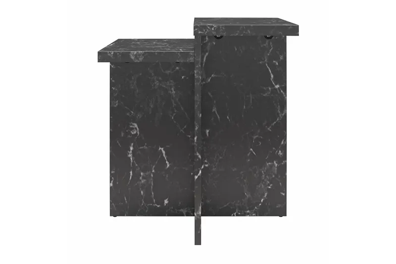 Side-/endebord Brielle Svart marmor - Svart marmor - Møbler - Bord - Avlastningsbord - Lampebord & sidebord