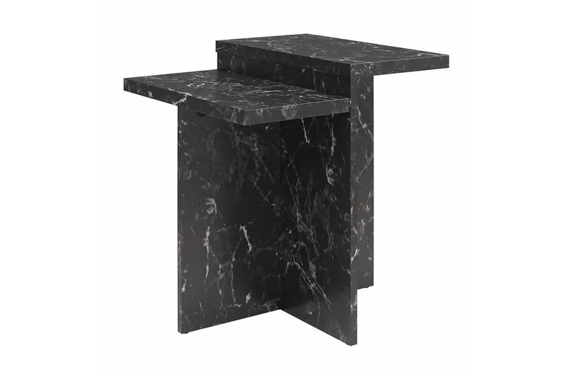 Side-/endebord Brielle Svart marmor - Svart marmor - Møbler - Bord - Avlastningsbord - Lampebord & sidebord