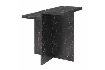 Side-/endebord Brielle Svart marmor - Svart marmor - Møbler - Bord - Avlastningsbord - Lampebord & sidebord