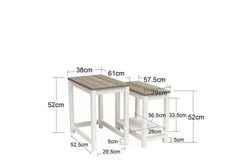 Side-/endebord Chapel Hill - Møbler - Bord - Avlastningsbord - Lampebord & sidebord