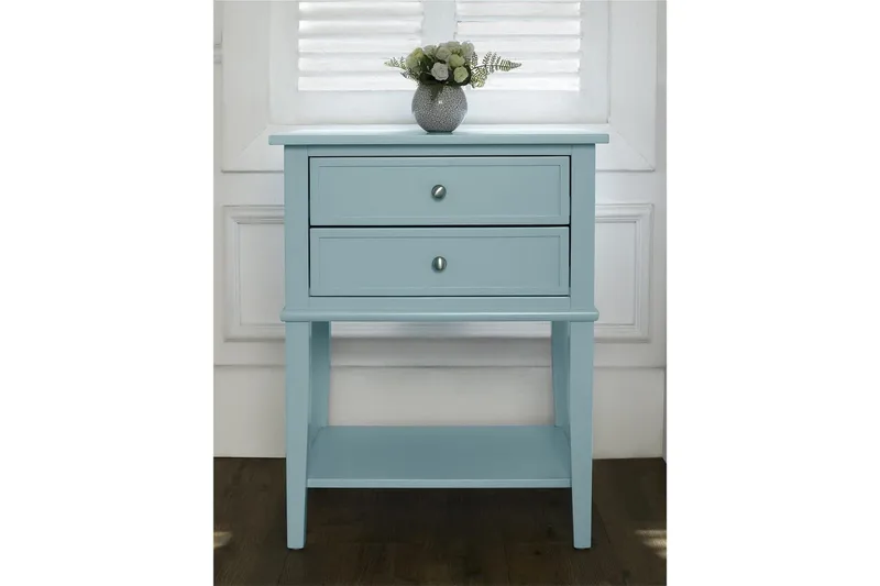 Side-/endebord Franklin Blå - Blå - Møbler - Bord - Avlastningsbord - Lampebord & sidebord