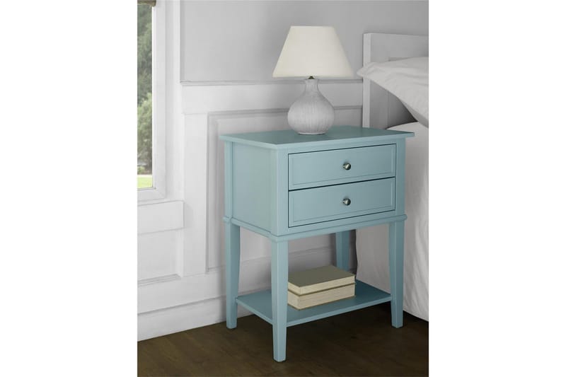 Side-/endebord Franklin Blå - Blå - Møbler - Bord - Avlastningsbord - Lampebord & sidebord