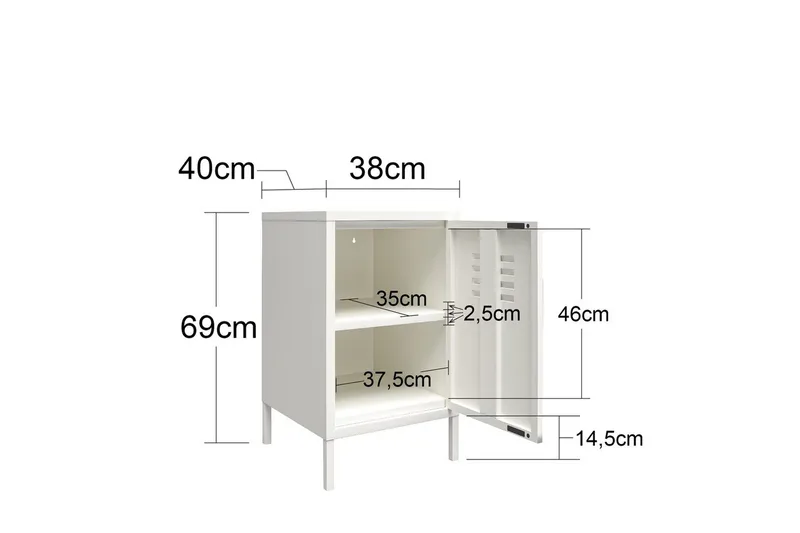 Side-/endebord Mission District Lysegrønn - Lysegrønn - Møbler - Bord - Avlastningsbord - Lampebord & sidebord