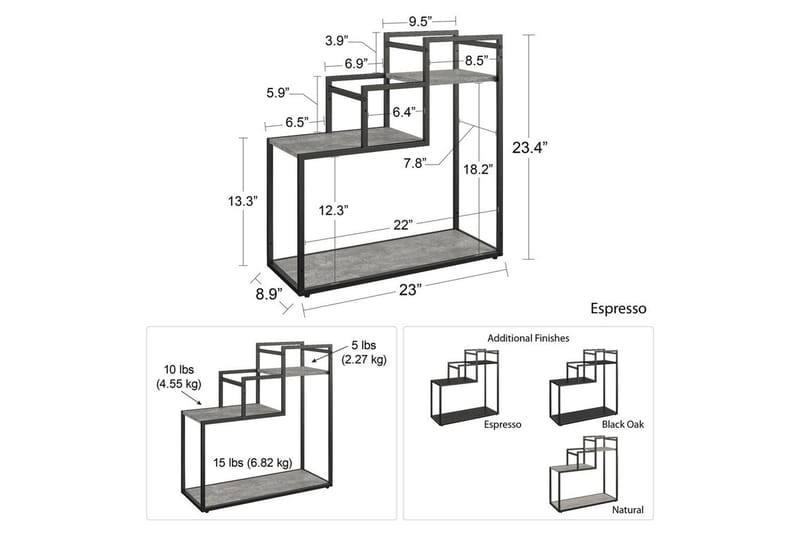 Side-/endebord Weston - Møbler - Bord - Avlastningsbord - Lampebord & sidebord