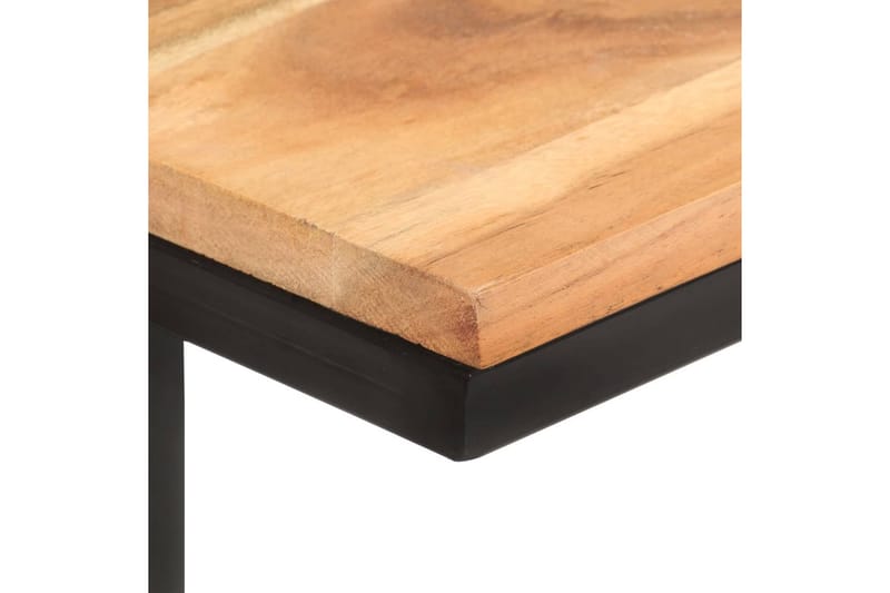 Sidebord 2 stk 31,5x24,5x64,5 cm heltre akasie - Brun - Møbler - Bord - Avlastningsbord - Lampebord & sidebord