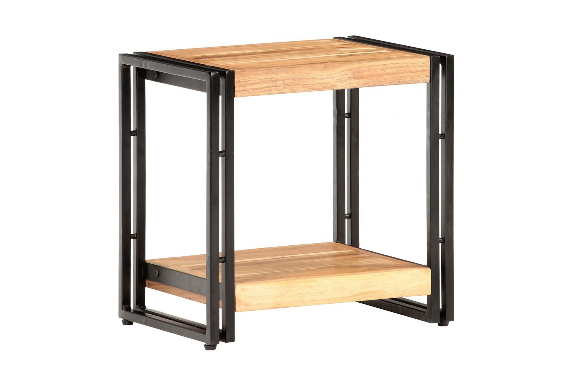 Sidebord 40x30x40 cm heltre akasie - Brun - Møbler - Bord - Avlastningsbord - Lampebord & sidebord