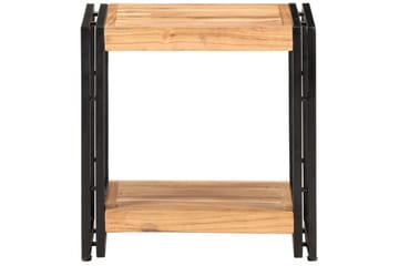 Sidebord 40x30x40 cm heltre akasie - Brun - Møbler - Bord - Avlastningsbord - Lampebord & sidebord