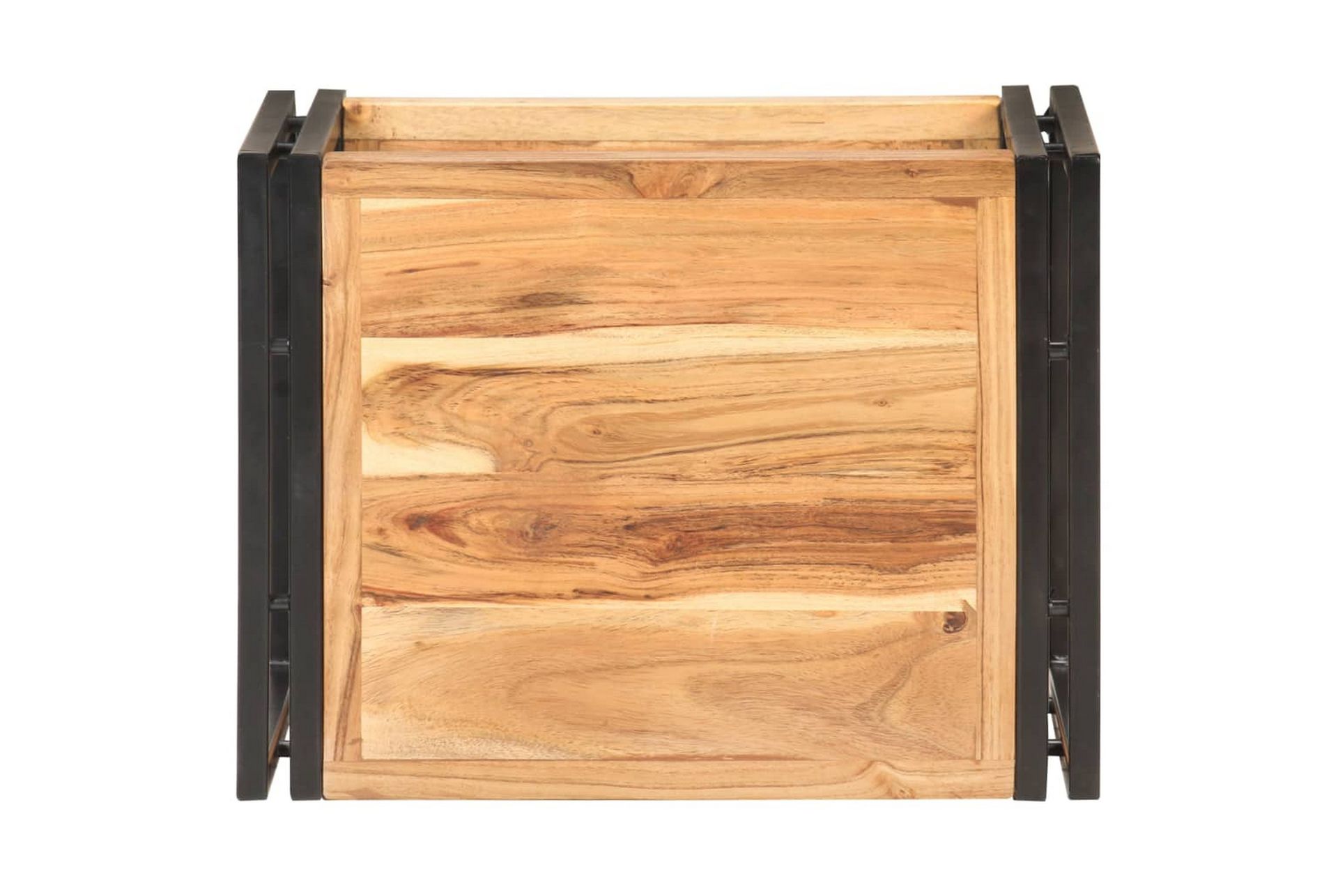 Sidebord 40x30x40 cm heltre akasie - Brun - Møbler - Bord - Avlastningsbord - Lampebord & sidebord