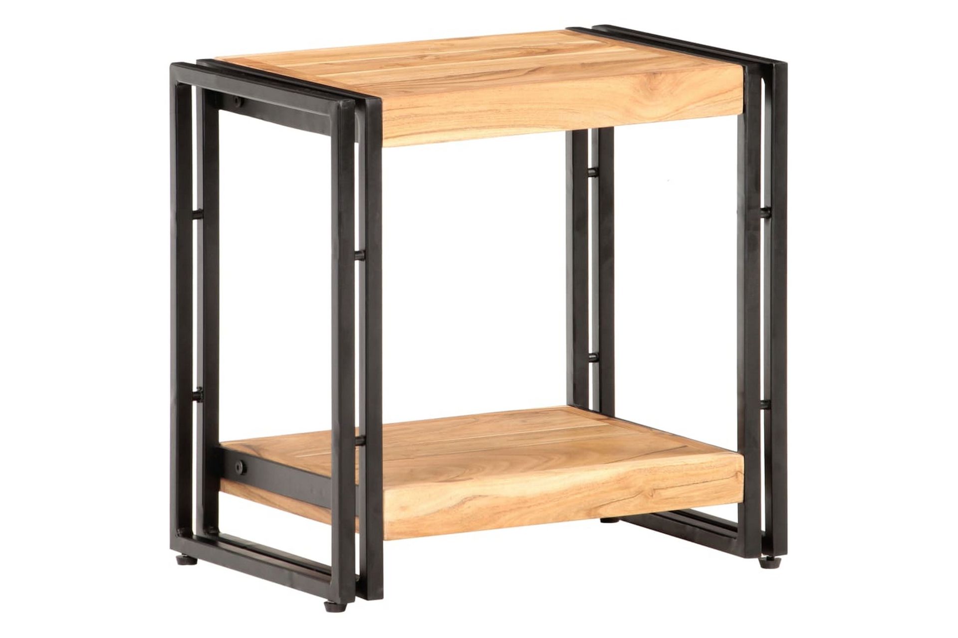 Sidebord 40x30x40 cm heltre akasie - Brun - Møbler - Bord - Avlastningsbord - Lampebord & sidebord