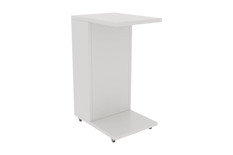Sidebord 63 cm - Hvit - Lampebord & sidebord - Brettbord og småbord