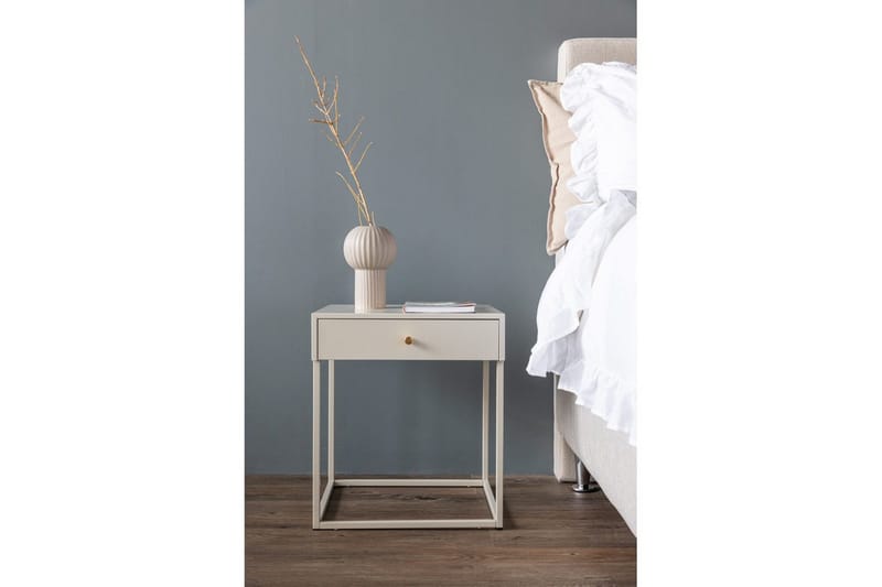 Sidebord Bakal Beige - Beige - Møbler - Bord - Avlastningsbord - Lampebord & sidebord