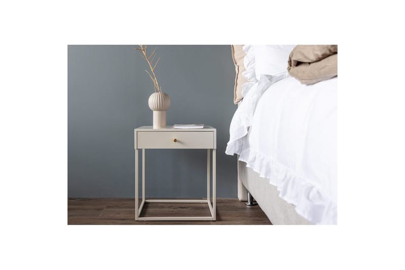 Sidebord Bakal Beige - Beige - Møbler - Bord - Avlastningsbord - Lampebord & sidebord