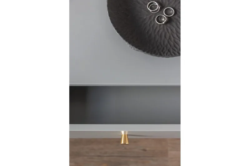 Sidebord Bakal Lys grå - Lys grå - Møbler - Bord - Avlastningsbord - Lampebord & sidebord