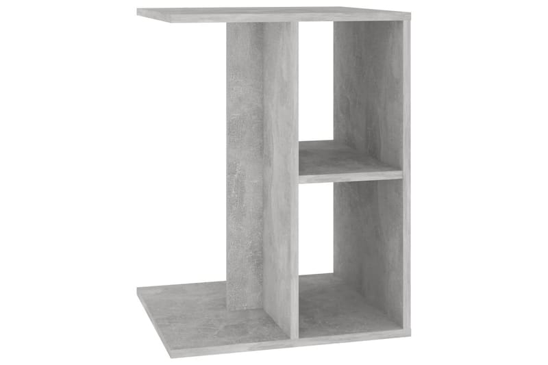 Sidebord betonggrå 60x40x45 cm sponplate - Grå - Lampebord & sidebord - Brettbord og småbord
