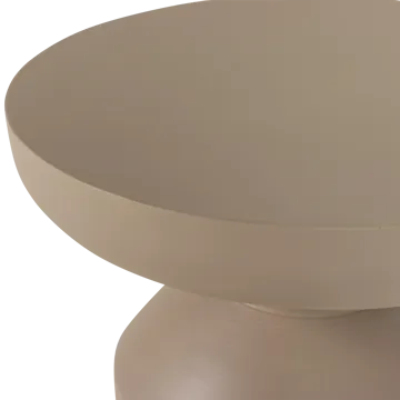 Sidebord Bova 45 cm rundt - Brun - Møbler - Bord - Avlastningsbord - Lampebord & sidebord