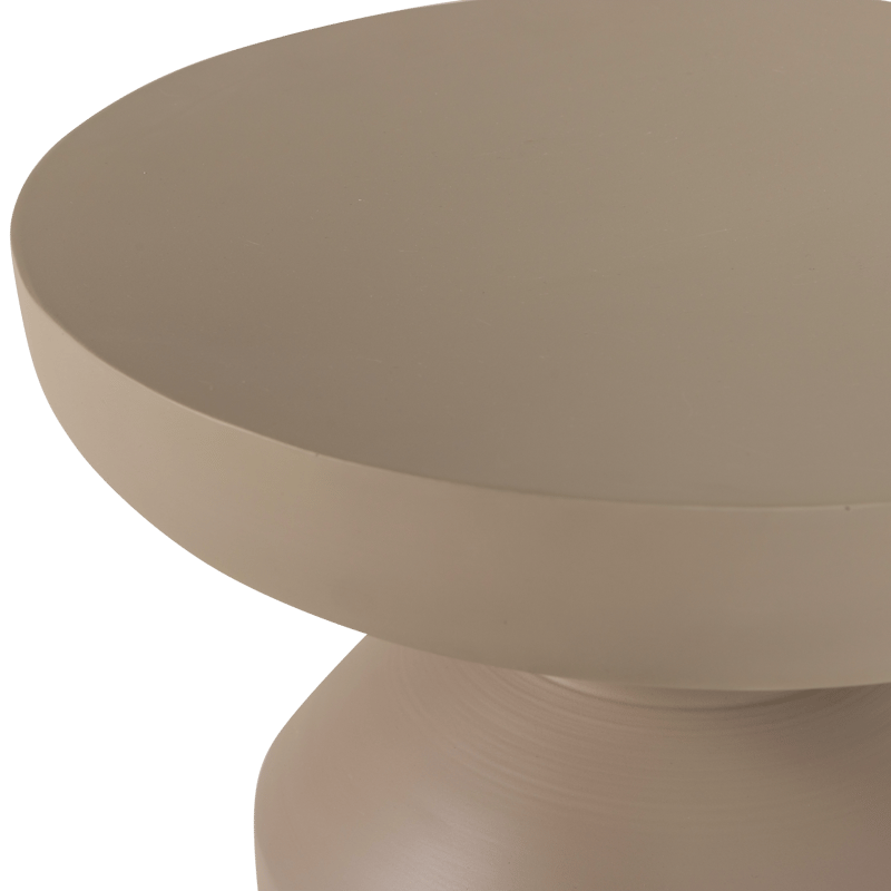 Sidebord Bova 45 cm rundt - Brun - Møbler - Bord - Avlastningsbord - Lampebord & sidebord