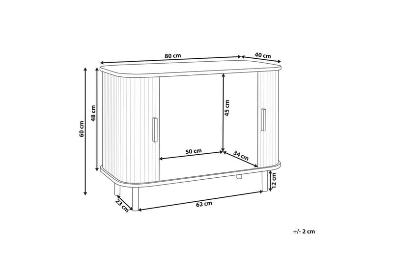 Sidebord Bradley - Møbler - Bord - Avlastningsbord - Lampebord & sidebord